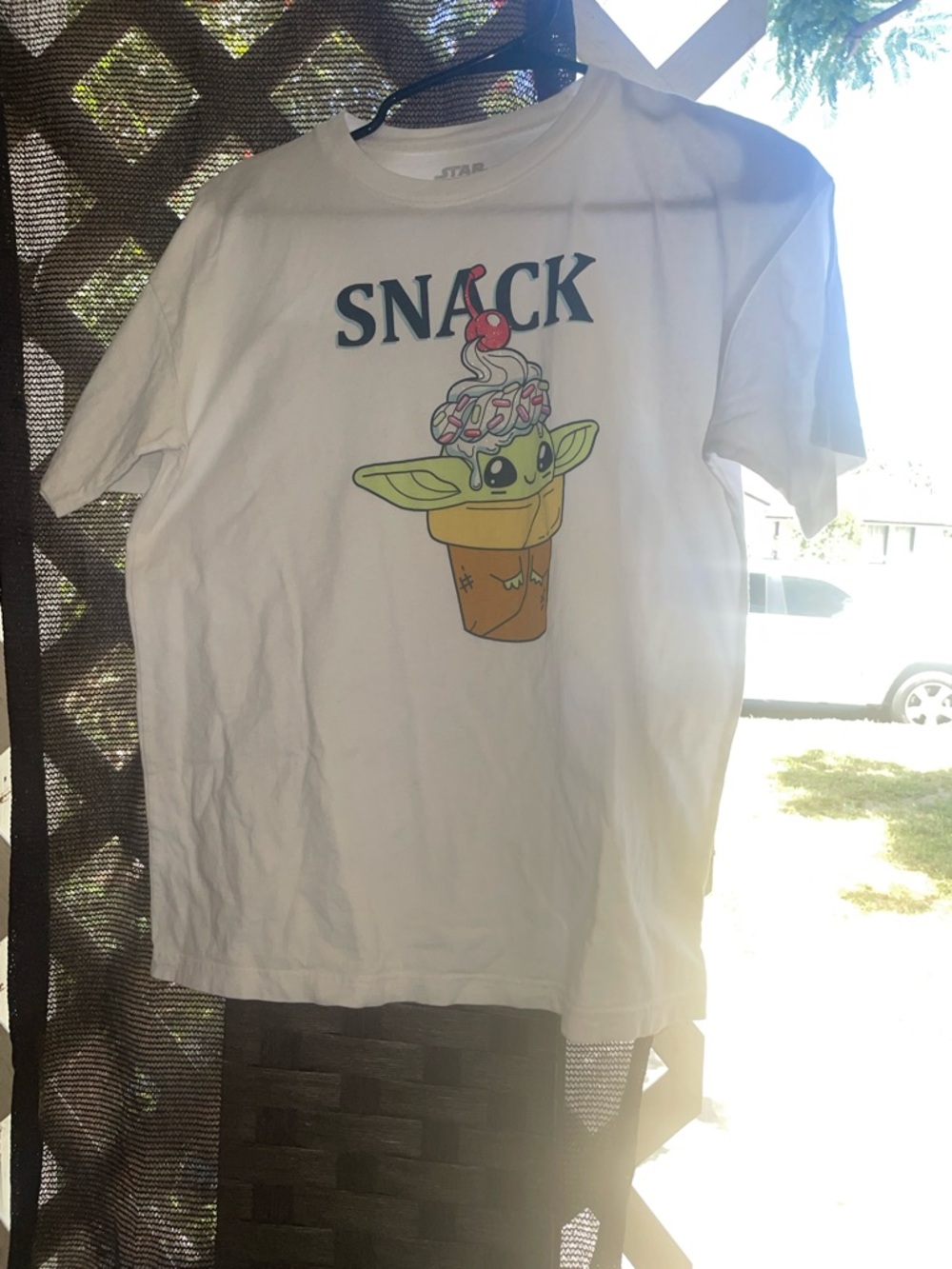 SNACK Graphic Tee - White